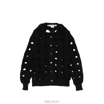 26 FW 꼼데가르송 청키 니트 가디건 GQN016051BLK TP454733085