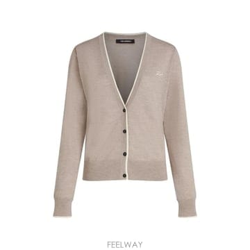 26 FW 칼라거펠트 메리노 가디건 B3W18038B76 TP454733069