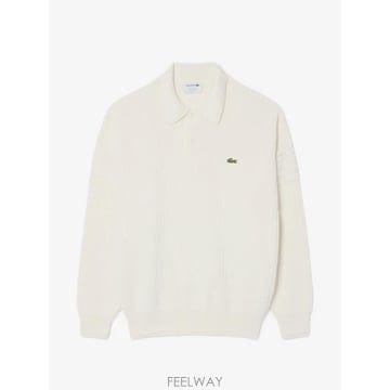 26 FW 라코스테 골지 니트 폴로 스웨터 AH857470V TP458562030