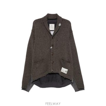 26 FW 메종미하라야스히로 디스트레스드 가디건 A17CD531 TP457609958