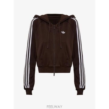 26 FW 아디다스 로고 자수 사이드 스트라이프 후드티 LE8320 TP458952116