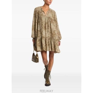 Michael Kors 26 FW ����Ŭ�ھ �÷η� ���� Ƽ��� �巹�� MF683OHLE9 TP45813640726 FW ����Ŭ�ھ �÷η� ���� Ƽ��� �巹�� MF683OHLE