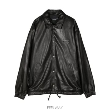 Undercover 26 FW ���Ŀ�� logo applique leather jacket UC1D4209 TP45933865726 FW ���Ŀ�� logo applique leather jacket UC1D4209 T