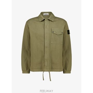 Stone Island 26 FW ������Ϸ��� 1200014 cotton herringbone overshirt L2S151200026 FW ������Ϸ��� 1200014 cotton herringbone overshir