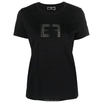 Elisabetta Franchi 26 FW Elisabetta Franchi �ΰ� ��ġ Ƽ���� MA00731E2 TP45962466826 FW Elisabetta Franchi �ΰ� ��ġ Ƽ���� MA00731E2 TP