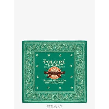 폴로 랄프로렌 코튼 스카프 WITH 페이슬리 프린트 449P2025 B0652400643