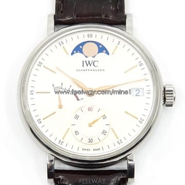 IWC 포르투피노 포르토피노 8DAYS 문페이즈 스틸 시계 (IW516401)