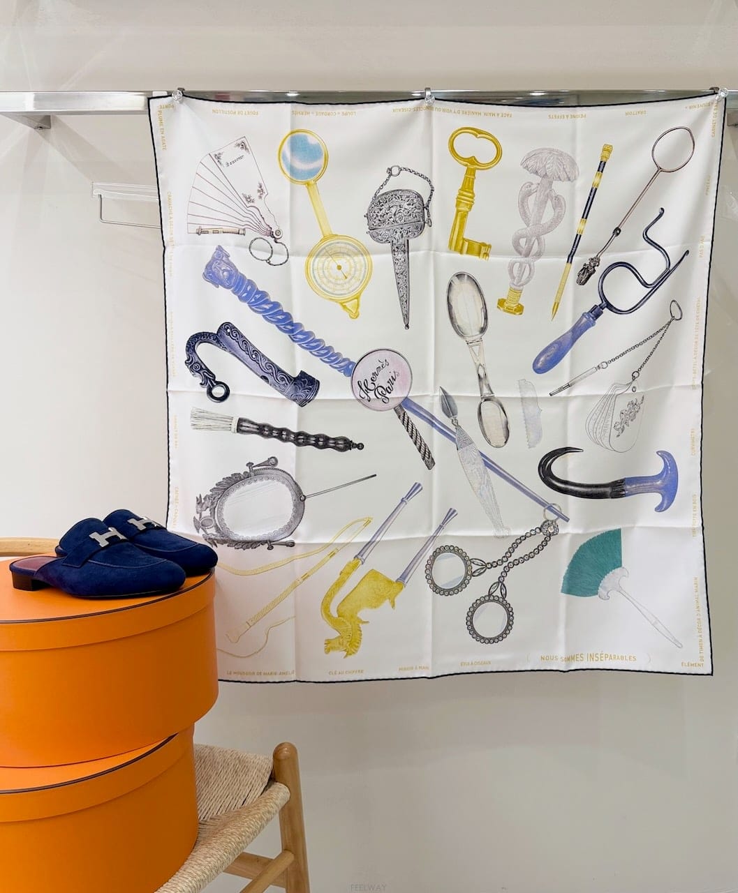 HERMES [�������Ÿ�] �����޽� Nous Sommes Inseparables � ��ũ ��ī�� 90cm[�������Ÿ�] �����޽� Nous Sommes Inseparables � ��
