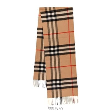 (해외배송) 버버리 Burberry 체크 프린지 에지 스카프 8076576