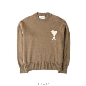 (해외배송) 아미 AMI Ami De Coeur 크루넥 스웨터 UKS859KN0156