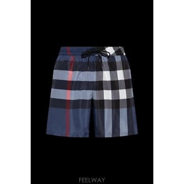 (해외배송) 버버리 Burberry 체크 드로우스트링 스윔 쇼츠 8112685