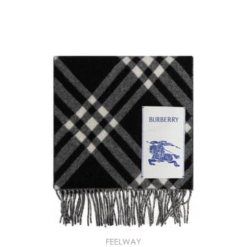 (해외배송) 버버리 Burberry 체크 프린지 에지 스카프 8099650