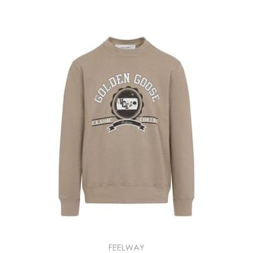 (해외배송) 골든구스 Golden Goose 디럭스 브랜드 그래픽 프린트 크루넥 스웨트셔츠 GMP01223P