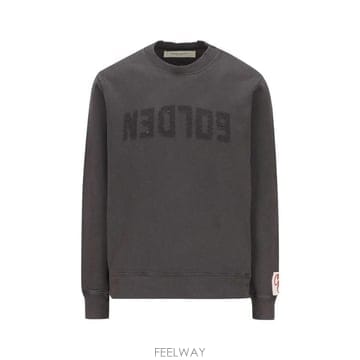 (해외배송) 골든구스 Golden Goose 디럭스 브랜드 로고 프린트 크루넥 스웨트셔츠 GMP01223P0