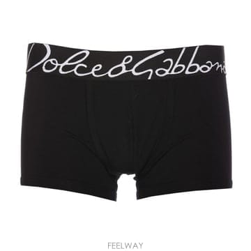 (해외배송) 돌체앤가바나 Dolce Gabbana 로고 웨이스트 레귤러핏 복서 M4F34JONP20