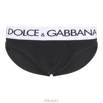 (해외배송) 돌체앤가바나 Dolce Gabbana 엘라스틱 로고 웨이스트 브리프 M3D03JONN97