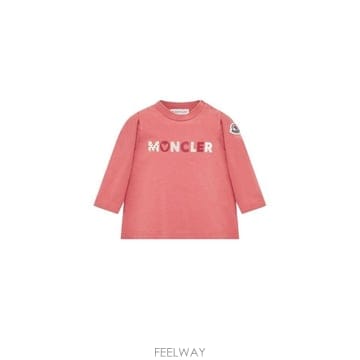 (해외배송) 몽클레어 몽클레르 로고 긴팔 티셔츠 8D00006K