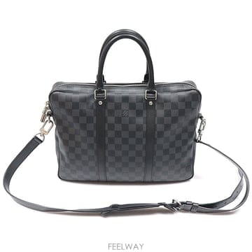 Louis Vuitton(루이비통) N41478 다미에 그라파이트 캔버스 포르트 도큐멍 보야주 PM 2WAY