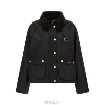 인더샵 Barbour 바버 그린 자켓