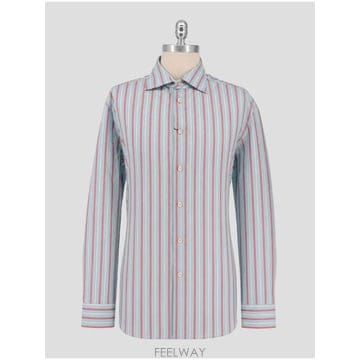 인더샵 Kiton 키톤 멀티컬러 스트라이프 셔츠