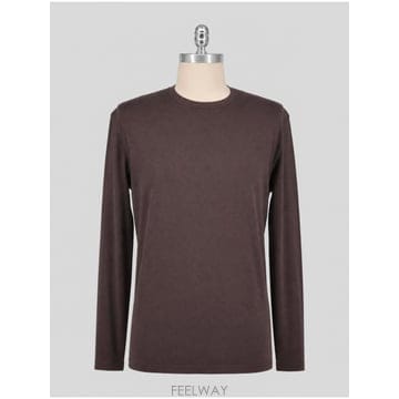 인더샵 Kiton 키톤 브라운 롱슬리브 탑