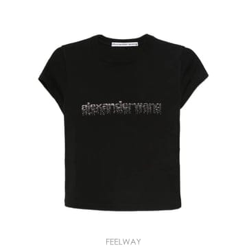 당일배송 알렉산더왕 핫픽스 로고 티셔츠