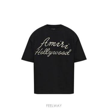 당일배송 아미리 로고 자수 티셔츠