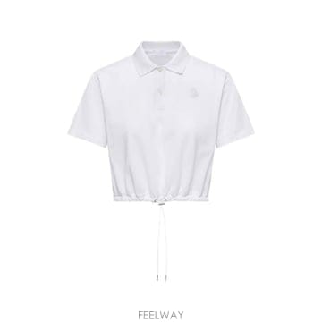 당일배송 몽클레어 드로스트링 헴 폴로 탑
