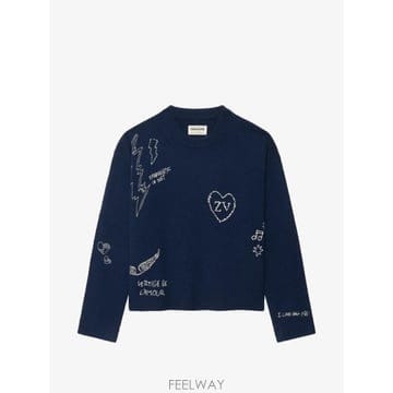 당일배송 쟈딕앤볼테르 마르쿠즈 100  캐시미어 스웨터
