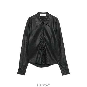 당일배송 아워레가시 슬림 지퍼 셔츠