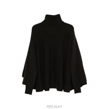 당일배송 쟈크뮈스 러플 터틀넥 스웨터