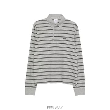 당일배송 베트멍 스트라이프 긴소매 폴로 셔츠