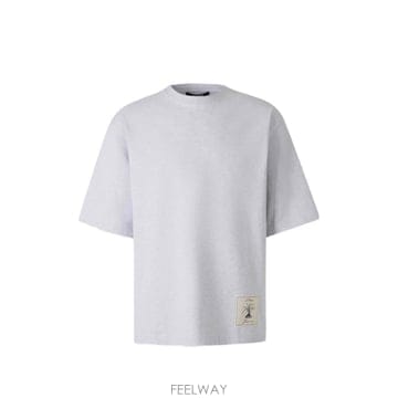 당일배송 쟈크뮈스 로고 패치 티셔츠