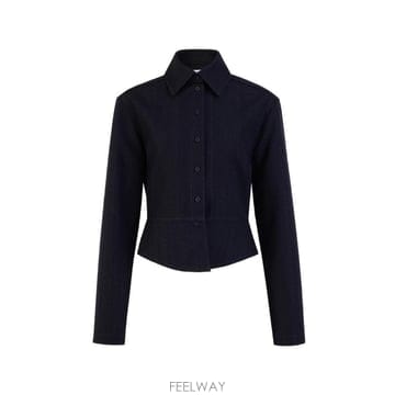당일배송 알라이아 바스크 울 셔츠