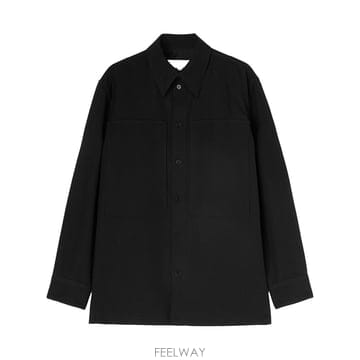 당일배송 질샌더 울 셔츠