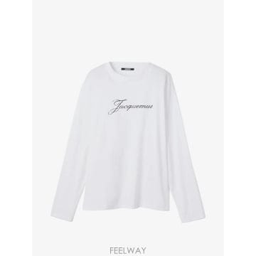 당일배송 쟈크뮈스 로고 프린트 티셔츠