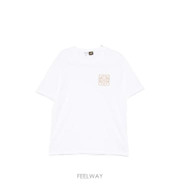 당일배송 로에베 애너그램 자수 티셔츠