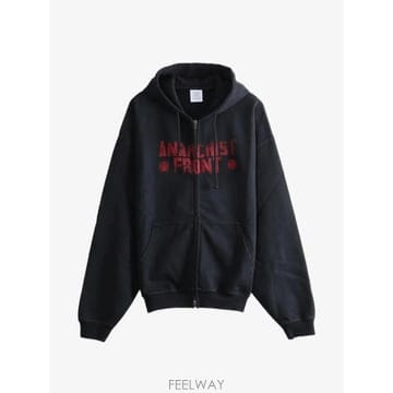 당일배송 베트멍 슬로건 프린트 후드 집업