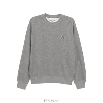 당일배송 메종 키츠네 볼드 폭스 헤드 패치 스웨트셔츠