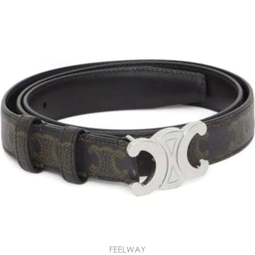 (당일) 26FW 셀린느 트리옹프 탄 벨트 45AKA2ACO 38SI