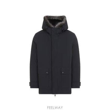 26FW 이브살로몬 패딩 27WHV02178F52X B1820 NOIR LUSTRE MARMOTTE