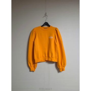 가니 ganni 볼륨 슬리브 티셔츠 s 사이즈 정품