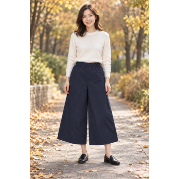 코스 COS 여성66~77 면100 밴딩 아방가르드팬츠