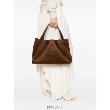 26FW 더모아레 토트백 262WTMA00 OSCR ROCRO BROWN