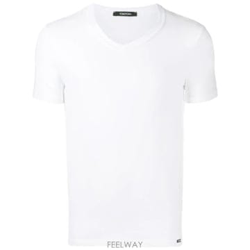 TOM FORD 26FW ������ V�� ���� Ƽ���� T4M091040 100 WHITE26FW ������ V�� ���� Ƽ���� T4M091040 100 WHITE