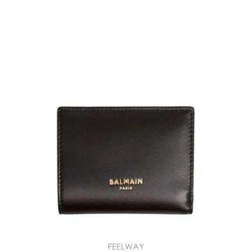 26FW 발망 가죽소품 HM1MM097LNSA 0PA NOIR