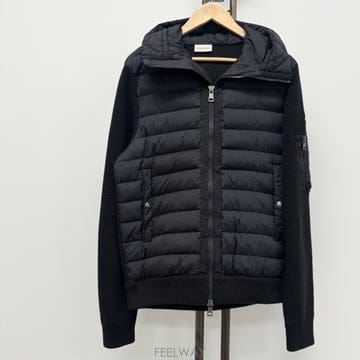 [XL]몽클레어 포켓 후드 니트패딩