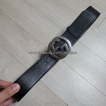 구찌 남성 벨트 블랙 색상