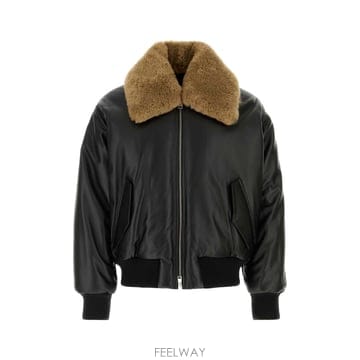 아미 ZIPPEDPADDEDJACKETWITHSHEARLINGCOL B0442429465