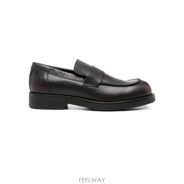MM6 메종 마르지엘라 블랙 레더 로퍼 SH1WR0006P7896H B0302429302